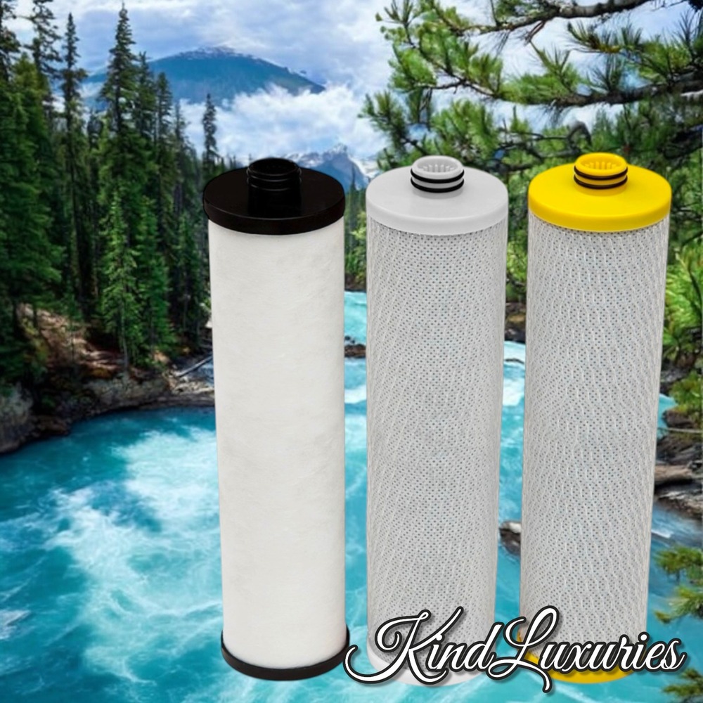 Aquasana Replacement Filter Cartridges 3-Stage Max Flow Claryum Under Sink Water